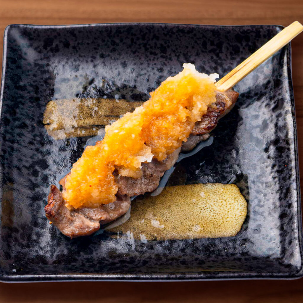 豚ほほ串(おろしポン酢)